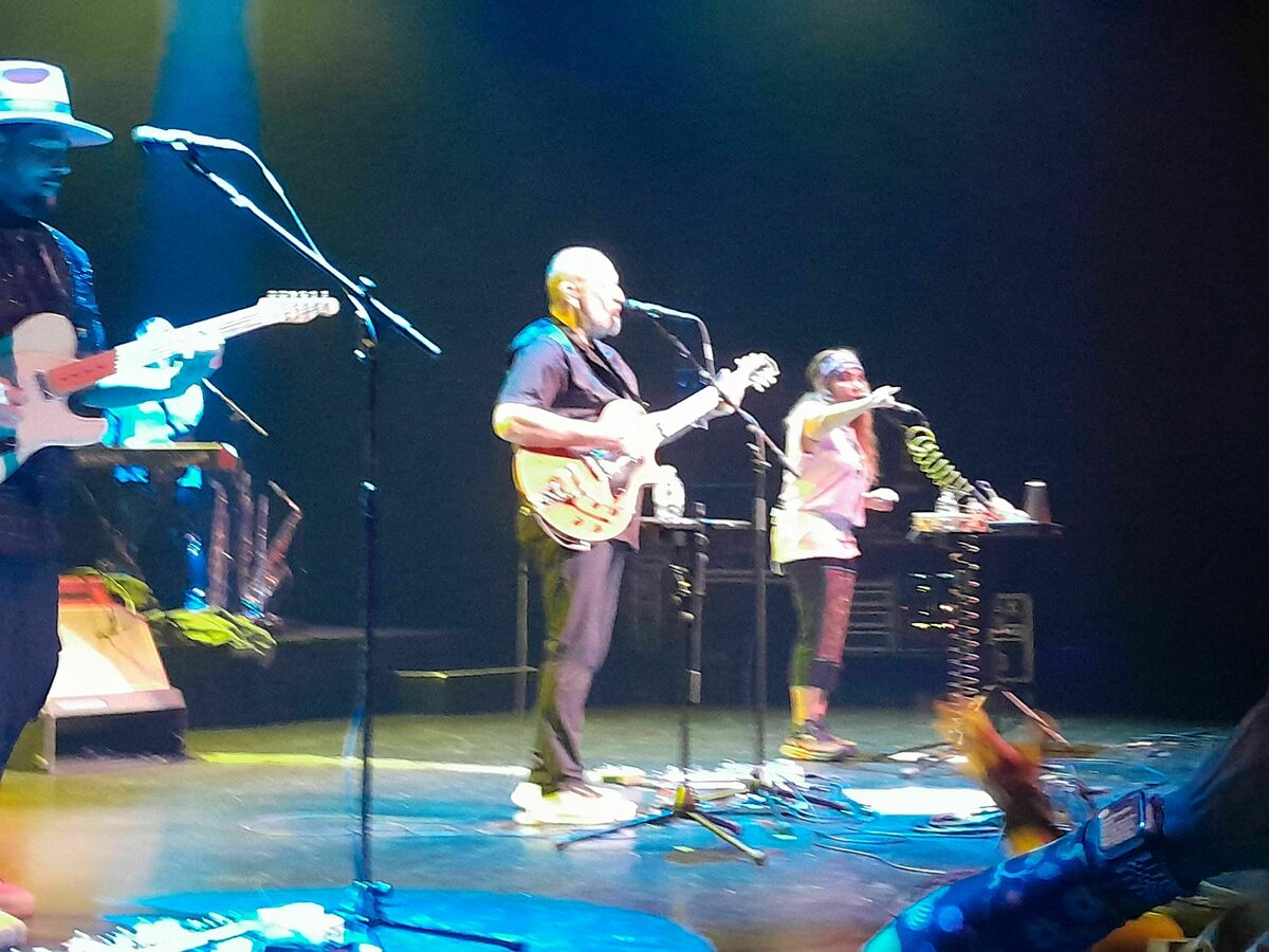 Men At Work performing on tour